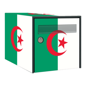 Stickers boîte aux lettres Drapeau Algérie