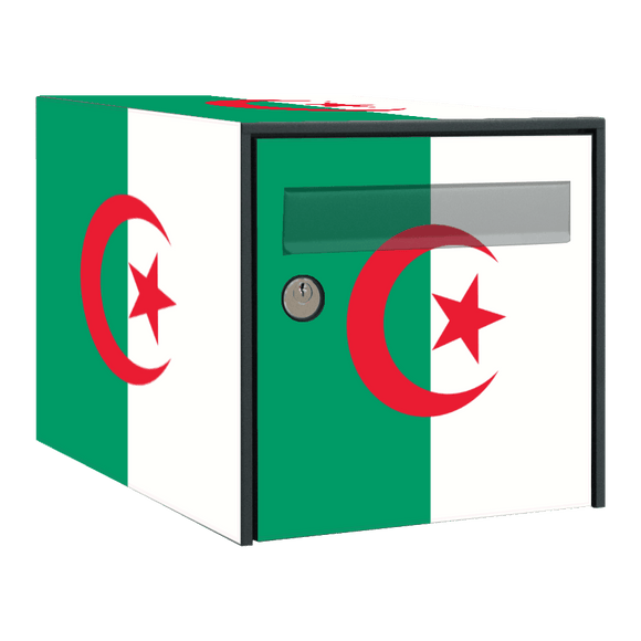 Stickers boîte aux lettres Drapeau Algérie