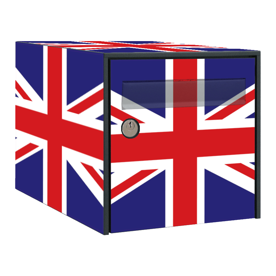 Sticker de boîte aux lettres, drapeau Anglais - Sticker pour boîte aux  lettres - The Little Boutique