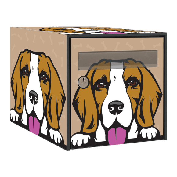 Stickers boîte aux lettres Beagle 2 - Ma Belle Boîte