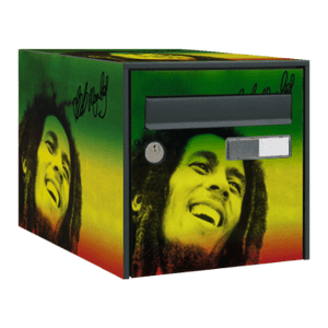 Stickers boîte aux lettres Bob Marley - Ma Belle Boîte