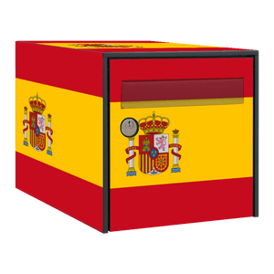 Stickers boîte aux lettres Drapeau Espagne