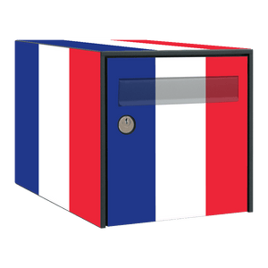 Stickers boîte aux lettres Drapeau France