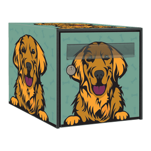 Stickers boîte aux lettres Golden Retriever 3