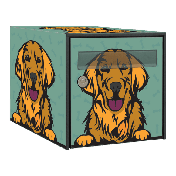 Stickers boîte aux lettres Golden Retriever 3