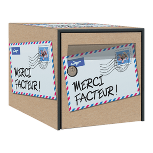 Stickers boîte aux lettres Merci Facteur – Ma Belle Boîte