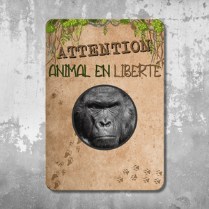 Plaque de porte Plexiglas Animal