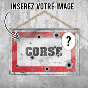 Plaque Personnalisée Décorative Corse