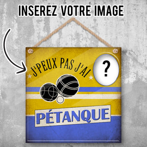 Plaque Personnalisée Décorative Pétanque