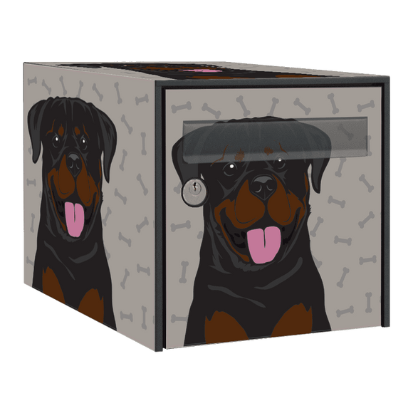 Stickers boîte aux lettres Rottweiler 2