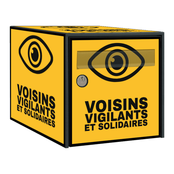 Stickers boîte aux lettres Voisins Vigilants